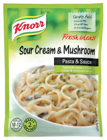 Knorr Pasta & Sauce Sour Cream & Mushrooms - 128g - The New Nation  Education - NPO