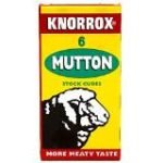 Knorrox Stock Cubes Mutton x 6 - 61g