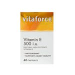 Vitaforce Vitamin E 500iu Caps 60 - 100g