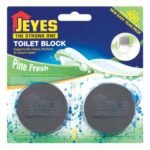 Jeyes Bloo Rim Block Refill Pine Fresh (Green) x 2 - 80g
