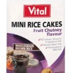 Vital Foods Mini Rice Cakes Fruit Chutney - 30g