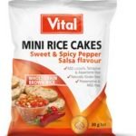 Vital Foods Mini Rice Cakes Sweet & Spicy Pepper Salsa - 30g