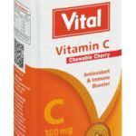 Vital Vitamin C Chewable Cherry Tablets 100 - 135g