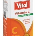 Vital Vitamin C Chewable Orange Tablets 100 - 135g