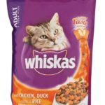 Whiskas Adult Cat Food Chicken, Duck & Rice - 1kg