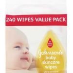 Johnson's Baby Wipes Fragrance Free - 240g