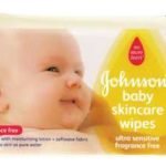 Johnson's Baby's Wipes Fragrance Free - 80g