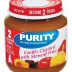 Second Foods (7 months) - Vanilla Custard with Stewed Fruit 125g