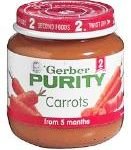 Second Foods (7 months) - Carrots 125g