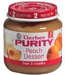 Second Foods (7 months) - Peach Dessert 125g