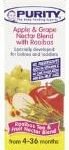 Tetra Pack Infant Fruit Juice Blends - Apple/Grape/Rooibos nectar blend 200g