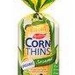 Real Foods - Organic Sesame Corn Thins 150g