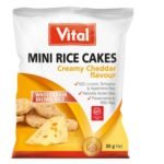 Vital - Mini Rice Cakes Cheddar 30g