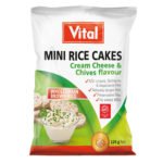 Vital - Rice Cakes Cream Cheese & Chives 125g