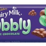 Cadbury - Bubbly Mint Chocolate Slab 150g