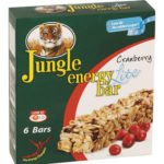 Jungle Oats - Cranberry Lite Energy Bar 6ea