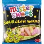 Mister Sweet - Sour Glow Worms 125g